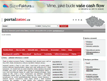 Tablet Screenshot of portalzatec.cz